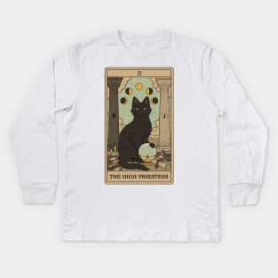 The High Priestess Kids Long Sleeve T-Shirt